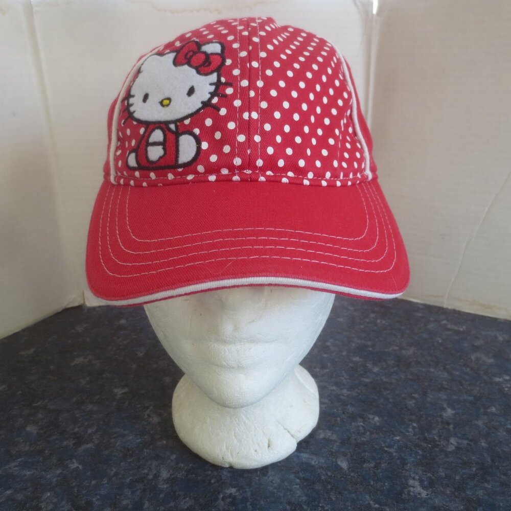 2011 Sanrio's Hello Kitty Red Baseball Hat -One Size Fits Most.